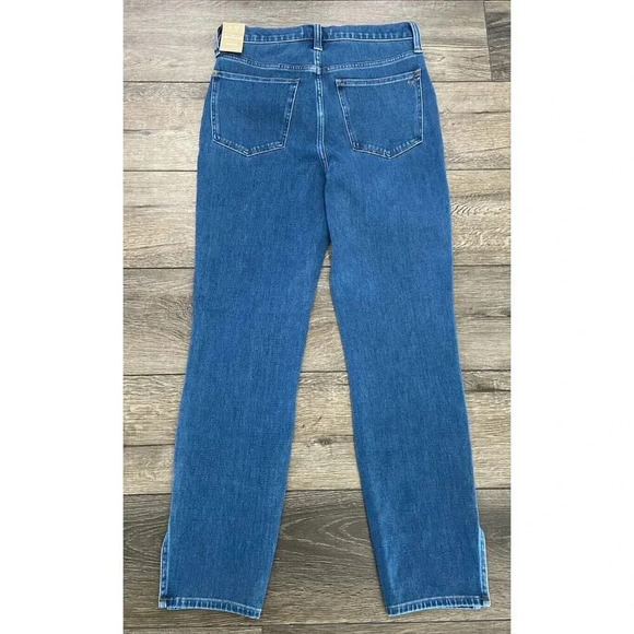 NWT Madewell Jeans 11" Roadtripper Split Hem Medium Wash Size 28 New - Picture 4 of 7